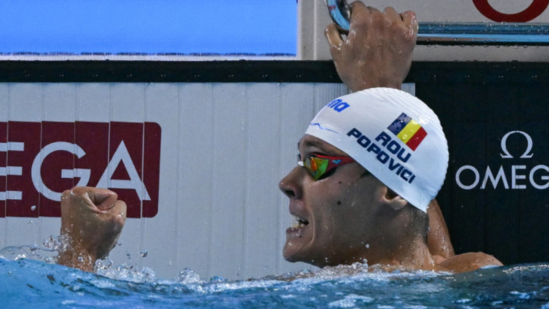 David Popovici câștigă aur la Campionatele Mondiale de înot
