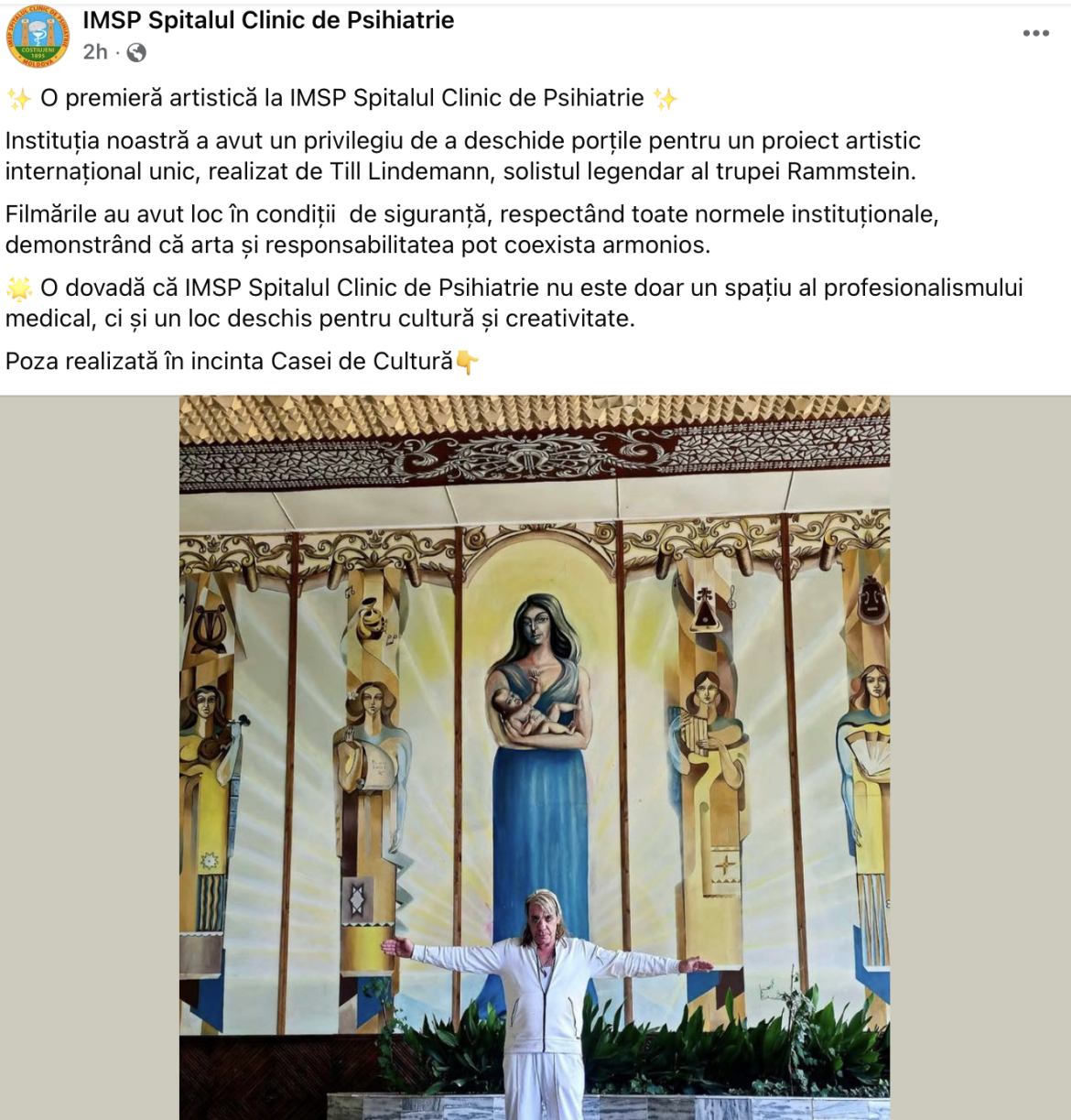 Till Lindemann din Rammstein filmează într-un spital de psihiatrie din Republica Moldova – ce se întâmplă cu arta și responsabilitatea?
