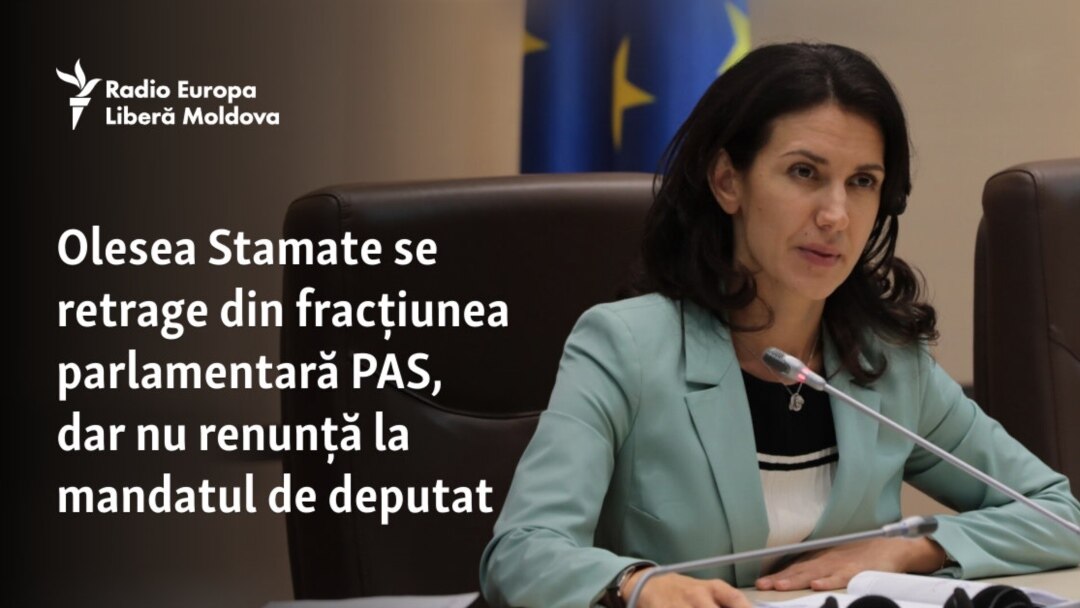 „Partidul Acțiune și Solidaritate (PAS) este acuzat că repete metodele lui Plahotniuc, a spus Olesea Stamate”